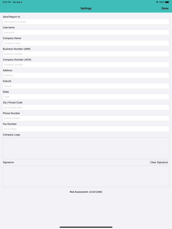 SITE RISK ASSESSMENT screenshot 9