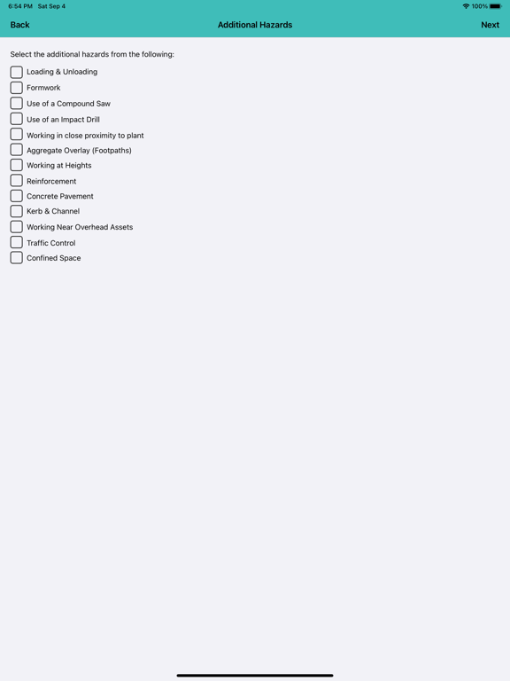 SITE RISK ASSESSMENT screenshot 3
