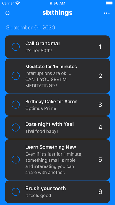 Six Things Daily Focus Planner screenshot 8