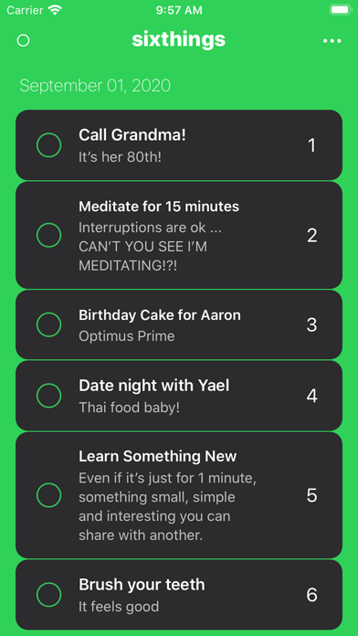 Six Things Daily Focus Planner screenshot 7