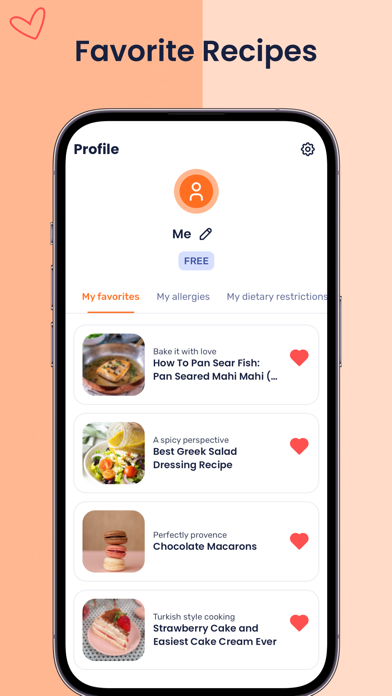 Sizzlify Food: Recipe Cooking screenshot 1