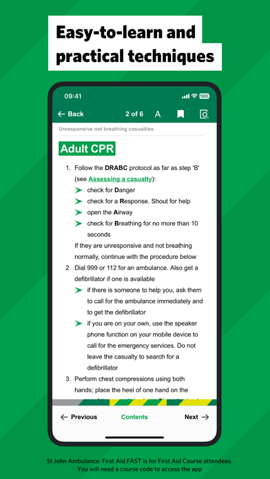SJA First Aid Fast screenshot 4