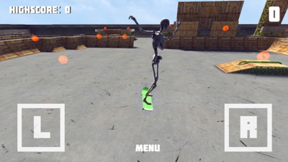 Skeleton Skate - Free Skateboard Game screenshot 1