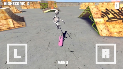 Skeleton Skate - Free Skateboard Game screenshot 2