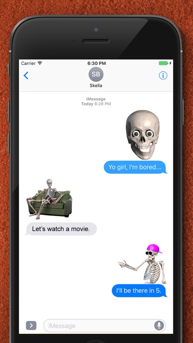Skelly Stickers: Skulls and Skeletons screenshot 1