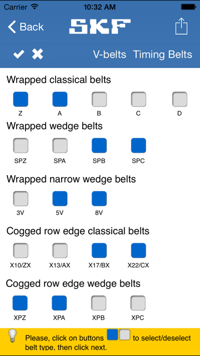 SKF Belt Calc screenshot 4
