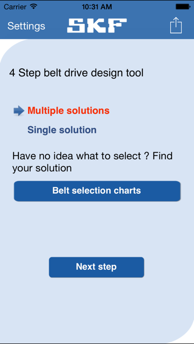 SKF Belt Calc screenshot 5