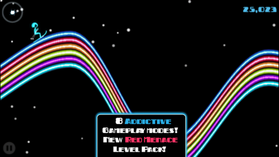 Ski On Neon - Top Flying Game! screenshot 5