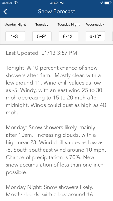 Ski Tracker & Snow Forecast screenshot 3