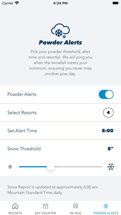 Ski Utah Snow Report screenshot 1