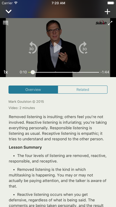 Skillsoft Learning App screenshot 1