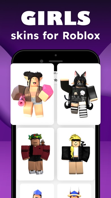 Skins & Avatars Clothes Maker screenshot 1