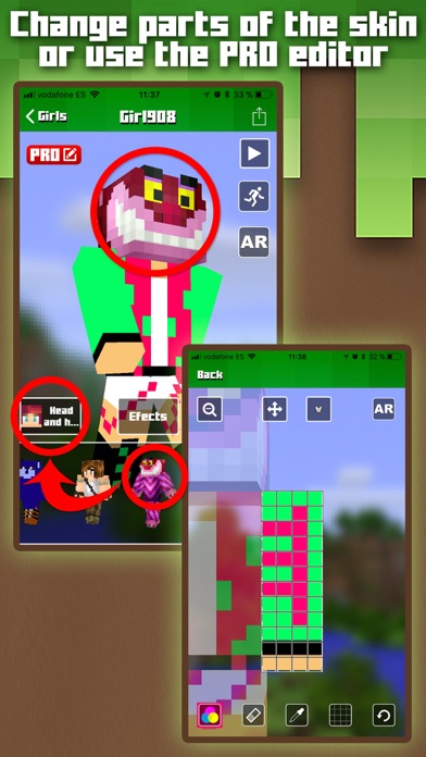 Skins for Minecraft MCPE screenshot 2