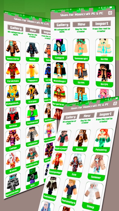 Skins for Minecraft PE & PC - Free Skins screenshot 2