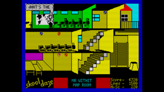 Skool Daze (ZX Spectrum) screenshot 2