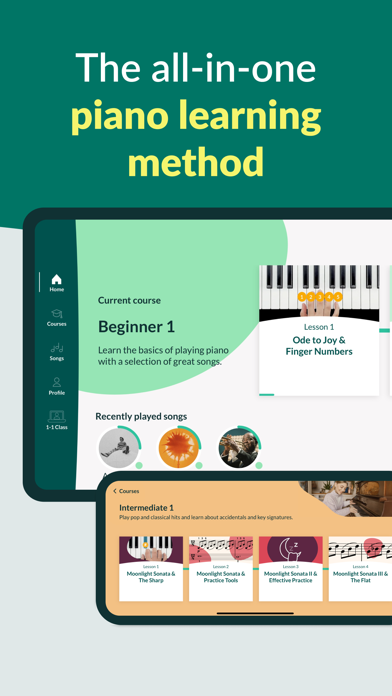 Skoove: Learn to Play Piano screenshot 1