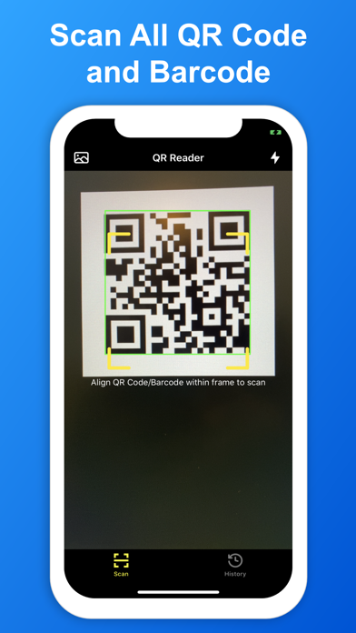 SkyBlueScan: QR Code Scanner screenshot 4