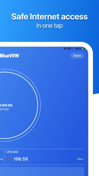 SkyBlueVPN: VPN Fast & Secure screenshot 1