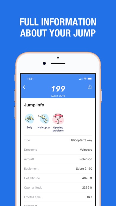 Skyduck – Skydiving Logbook screenshot 1