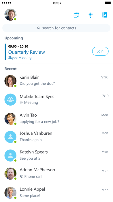 Skype for Business screenshot 5