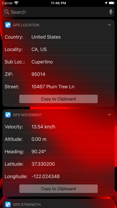 SkyPilot GPS Dashboard screenshot 1