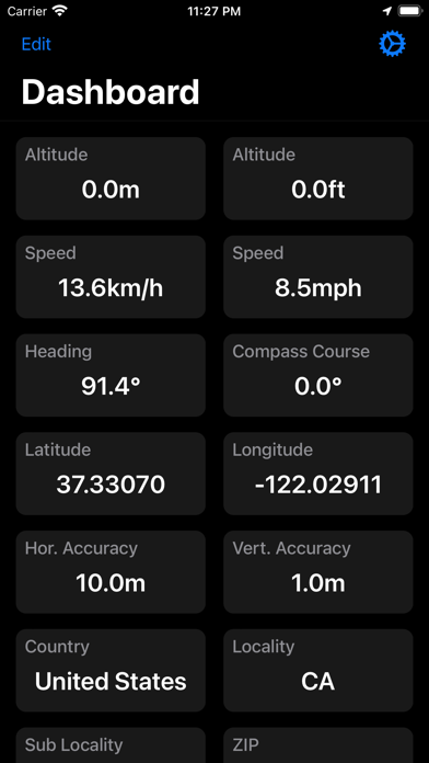 SkyPilot GPS Dashboard screenshot 2