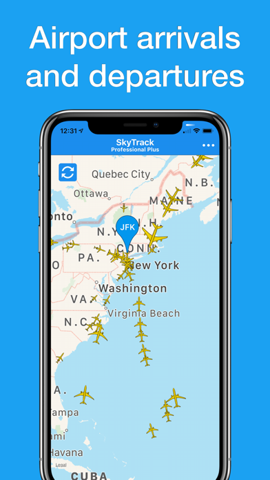 SkyTrack | Live Flight Tracker screenshot 1