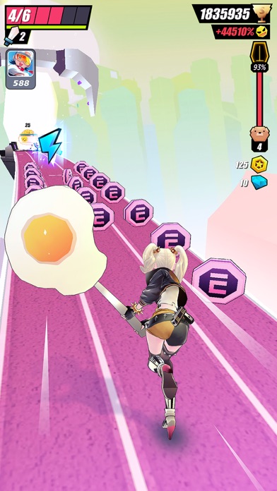 Slash & Girl - Endless Run screenshot 1