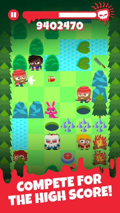 Slashy Camp - Endless Runner! screenshot 1