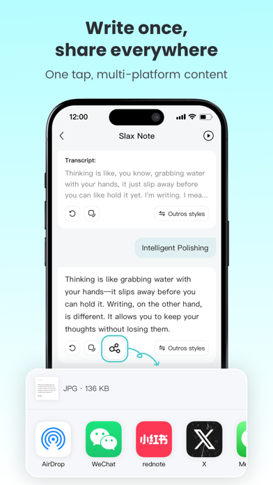 Slax Note Transcribe Voice Pen screenshot 1