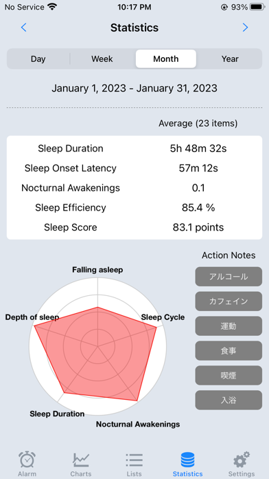 Sleep Meister Lite screenshot 2
