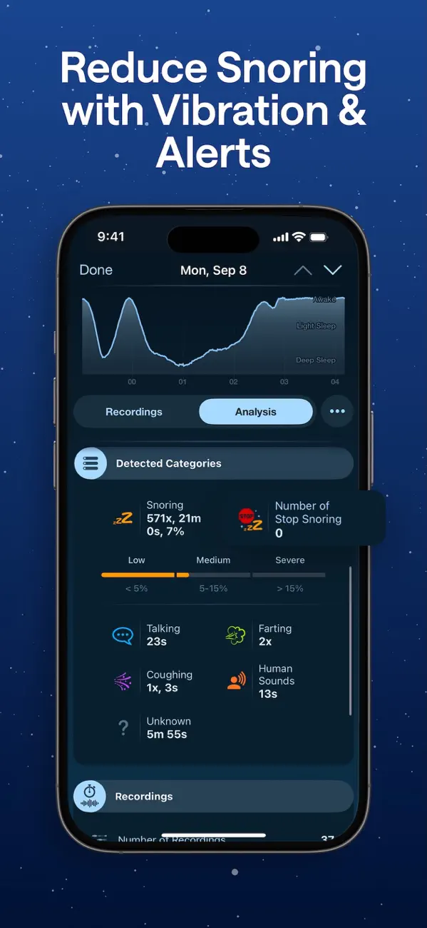 Sleep Recorder & Sleep Tracker screenshot 2