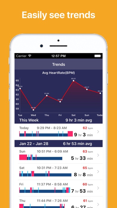 Sleep Tracker ++ screenshot 2