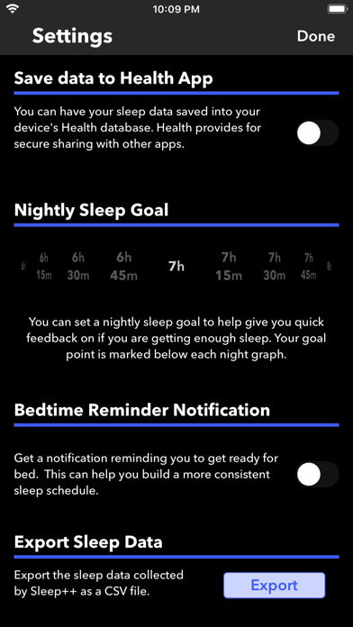 Sleep++ screenshot 3
