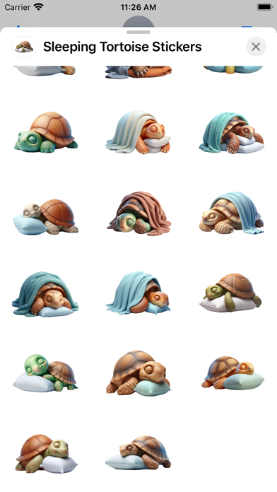 Sleeping Tortoise Stickers screenshot 4