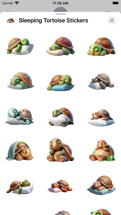 Sleeping Tortoise Stickers screenshot 6