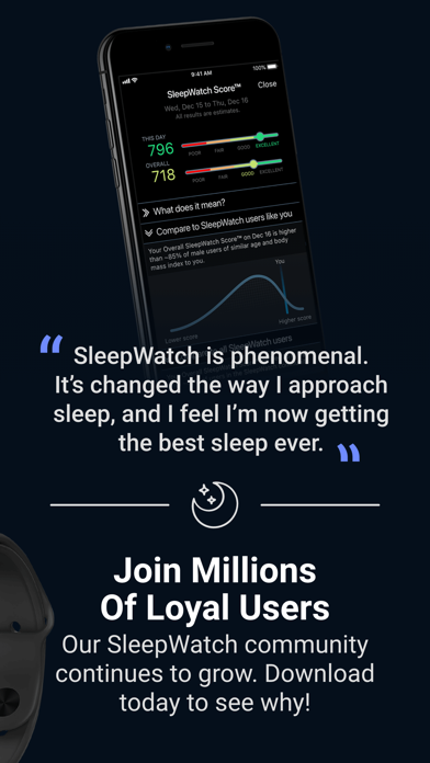 SleepWatch - Top Sleep Tracker screenshot 1
