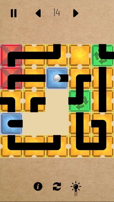 Sliding Puzzle - Guide the Ball screenshot 2
