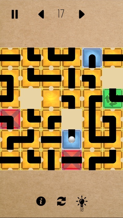 Sliding Puzzle - Guide the Ball screenshot 1
