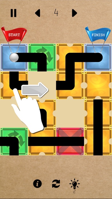 Sliding Puzzle - Guide the Ball screenshot 5