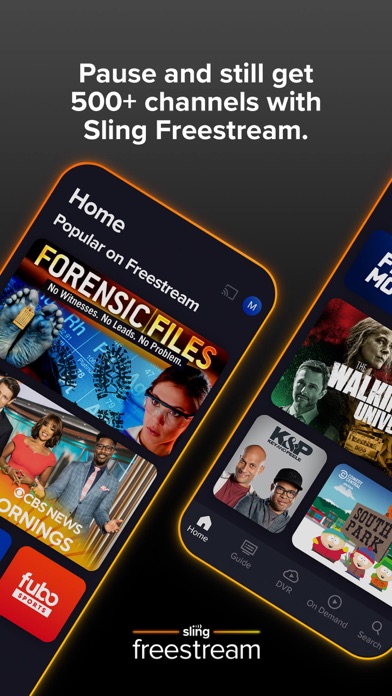 Sling: Live TV, Sports & News screenshot 1