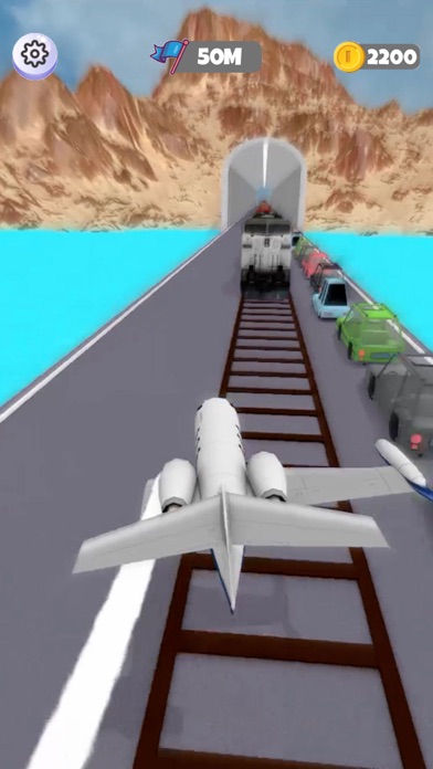 Sling Plane 3D - Sky Crash Jet screenshot 3