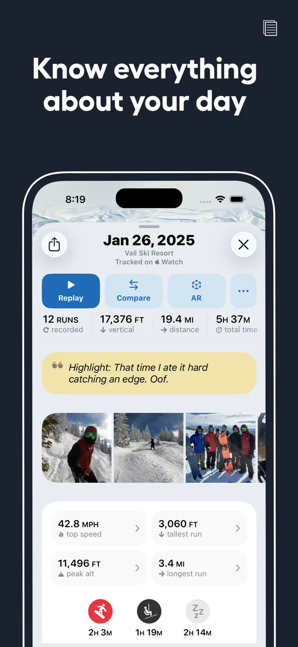 Slopes: Ski & Snowboard screenshot 3