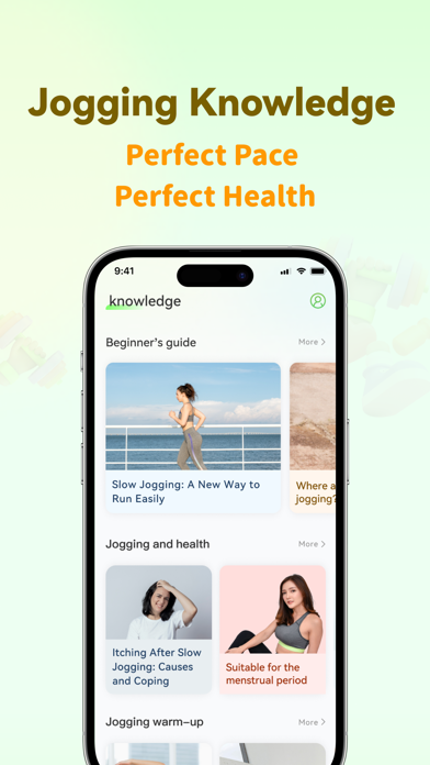 Slow Jogging Tracker &Timer screenshot 1