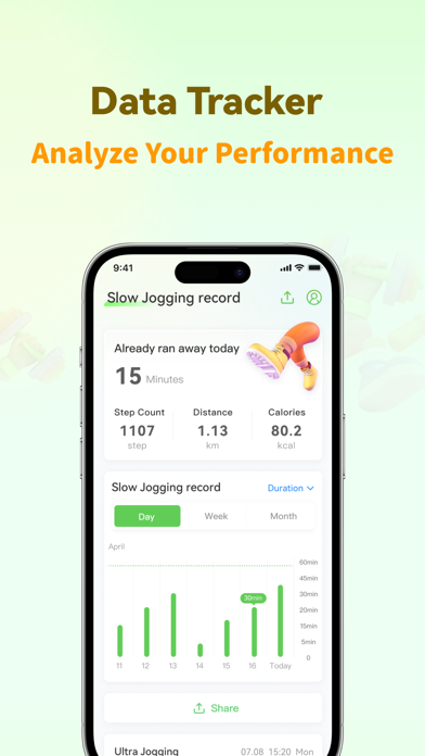 Slow Jogging Tracker &Timer screenshot 2