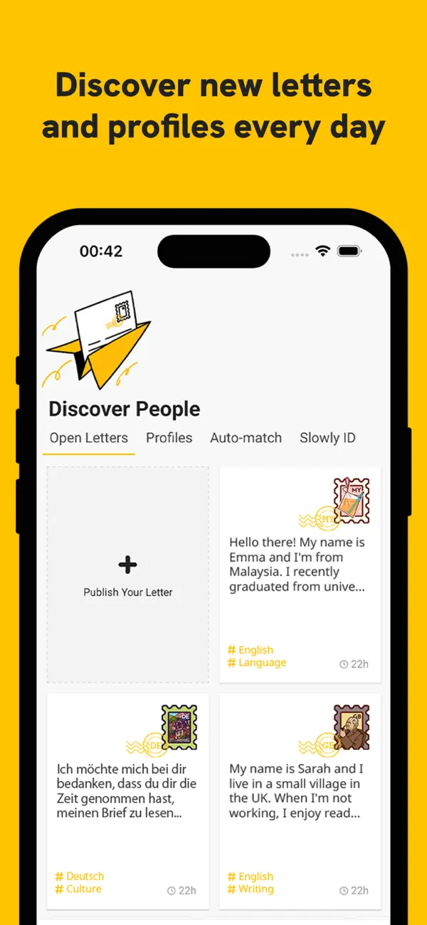 Slowly: Make Global Friends screenshot 1