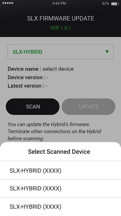 SLX Firmware Update screenshot 3