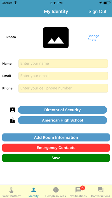 Smart Button Panic Button screenshot 1
