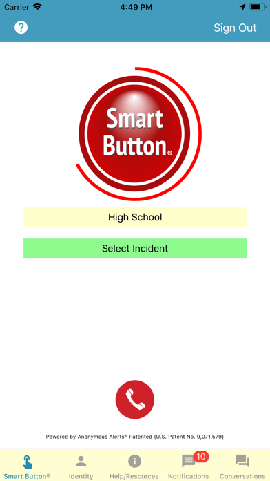 Smart Button Panic Button screenshot 4