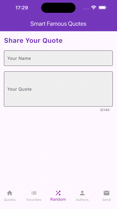 Smart Famous Quotes screenshot 1